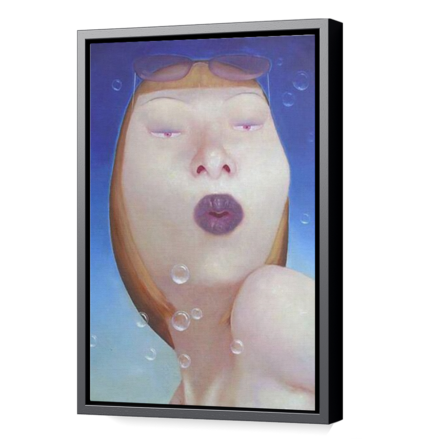 Thumbnail for Canvas - Black Floating Frame
