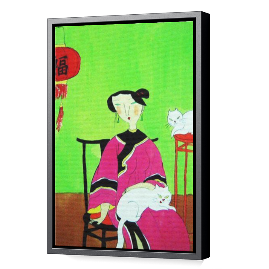 Thumbnail for Canvas - Black Floating Frame