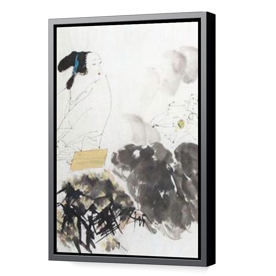 Thumbnail for Canvas - Black Floating Frame