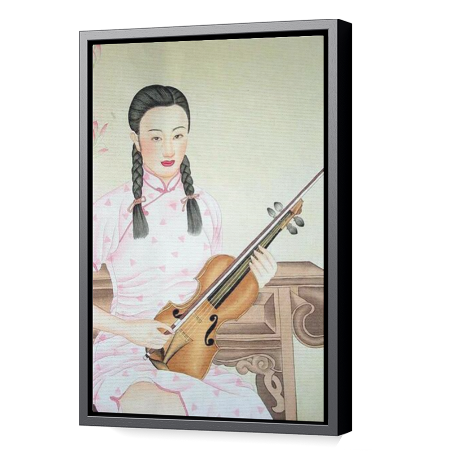 Thumbnail for Canvas - Black Floating Frame