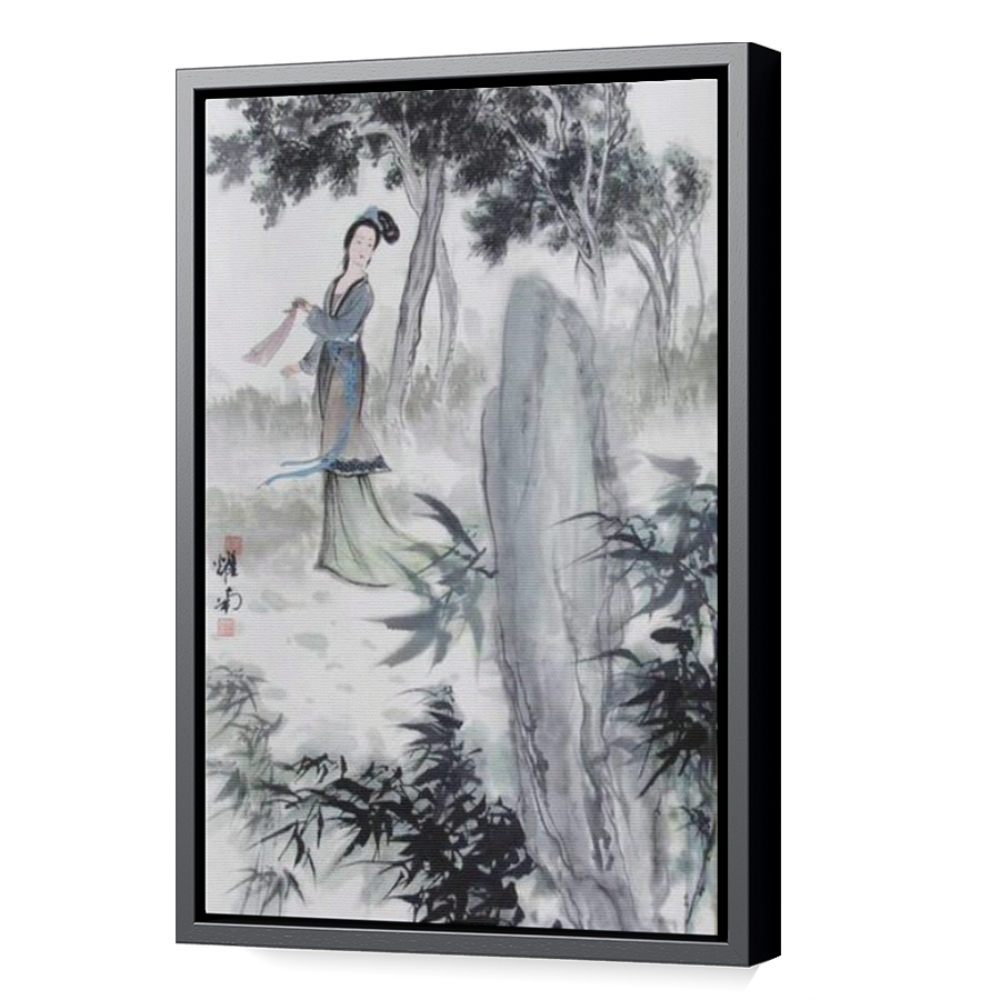 Thumbnail for Canvas - Black Floating Frame
