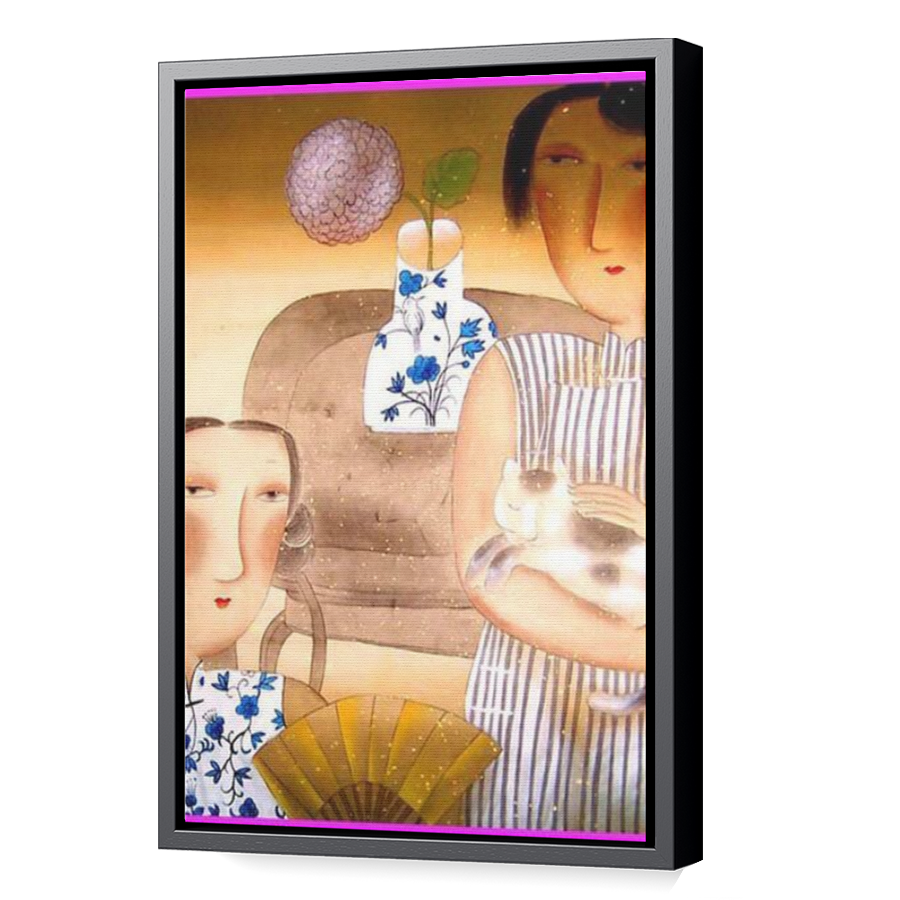 Thumbnail for Canvas - Black Floating Frame