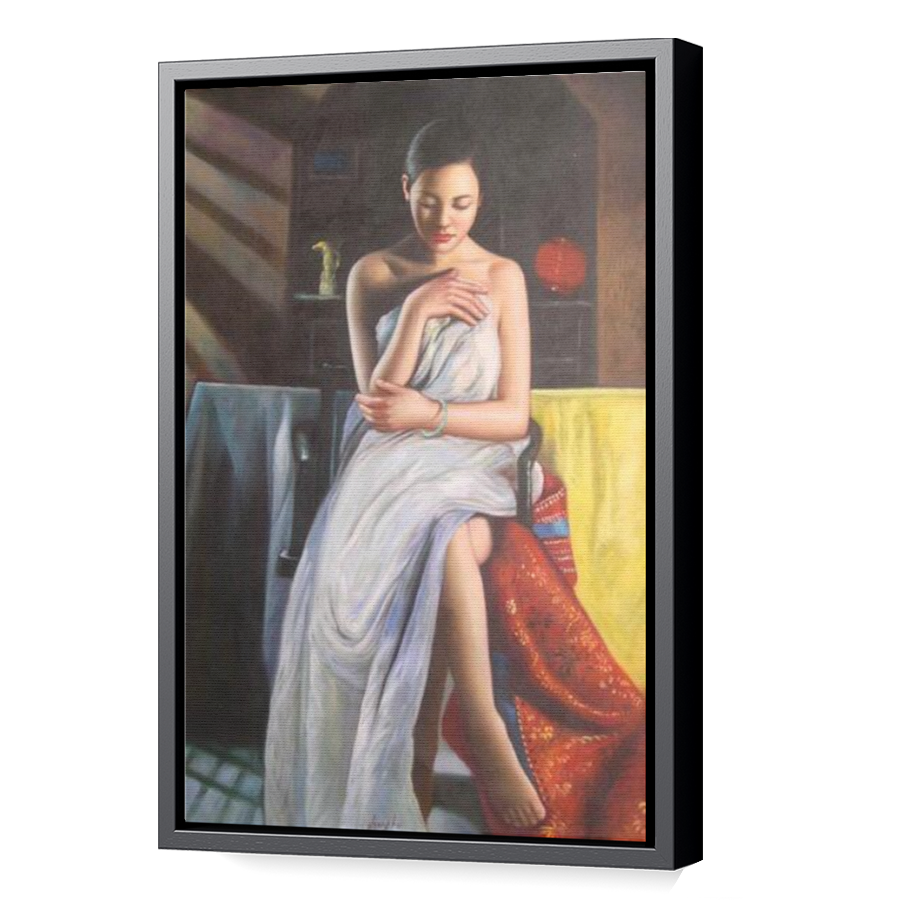 Thumbnail for Canvas - Black Floating Frame
