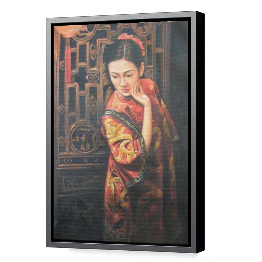 Thumbnail for Canvas - Black Floating Frame