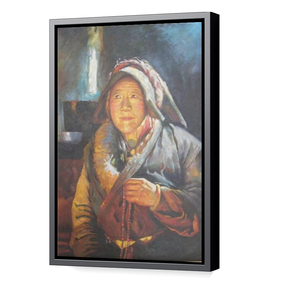 Thumbnail for Canvas - Black Floating Frame
