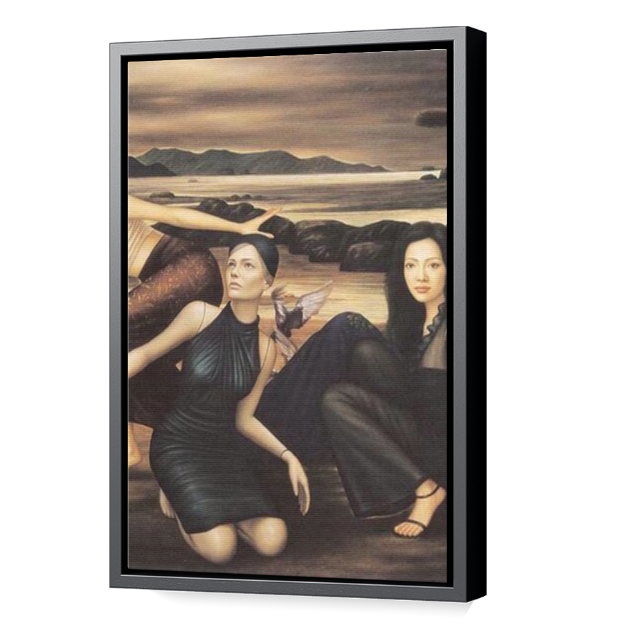 Thumbnail for Canvas - Black Floating Frame