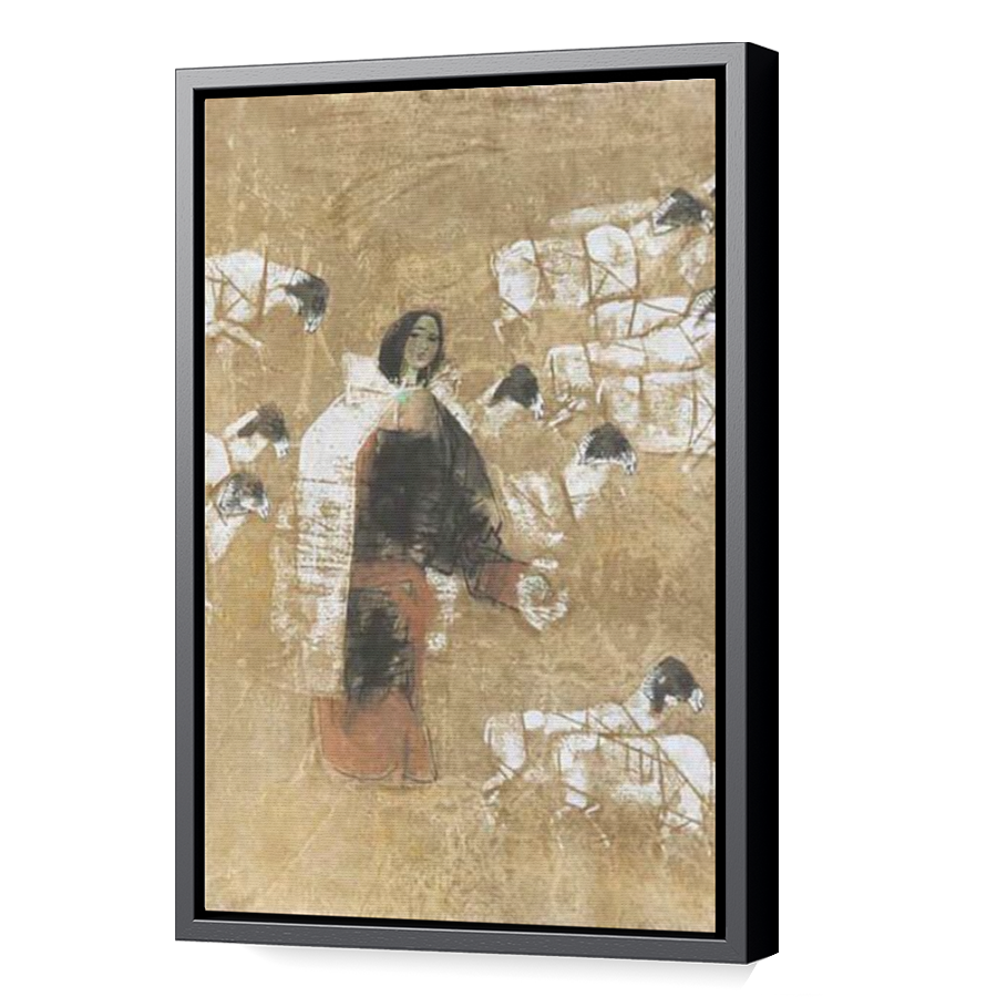 Thumbnail for Canvas - Black Floating Frame