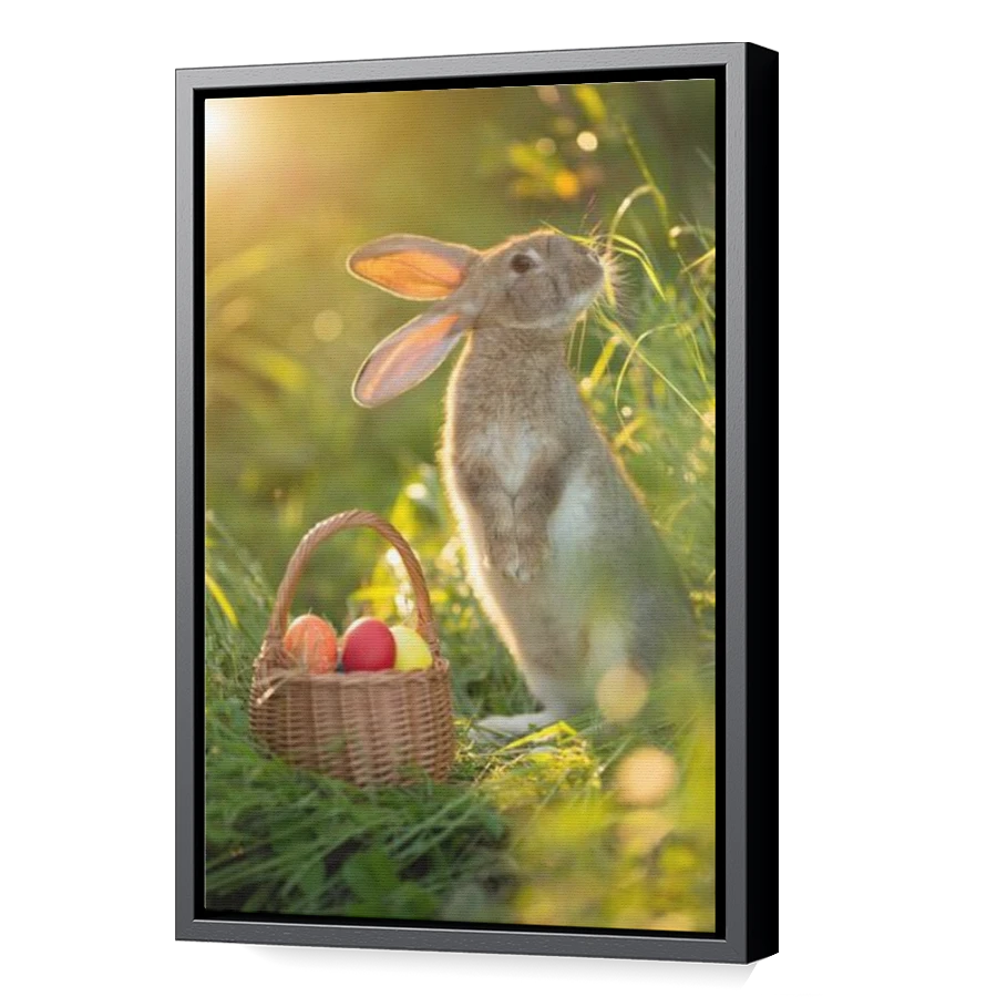 Thumbnail for Canvas - Black Floating Frame