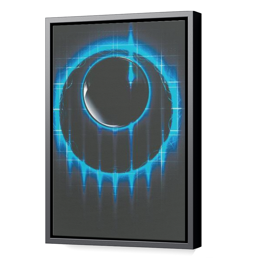 Thumbnail for Canvas - Black Floating Frame