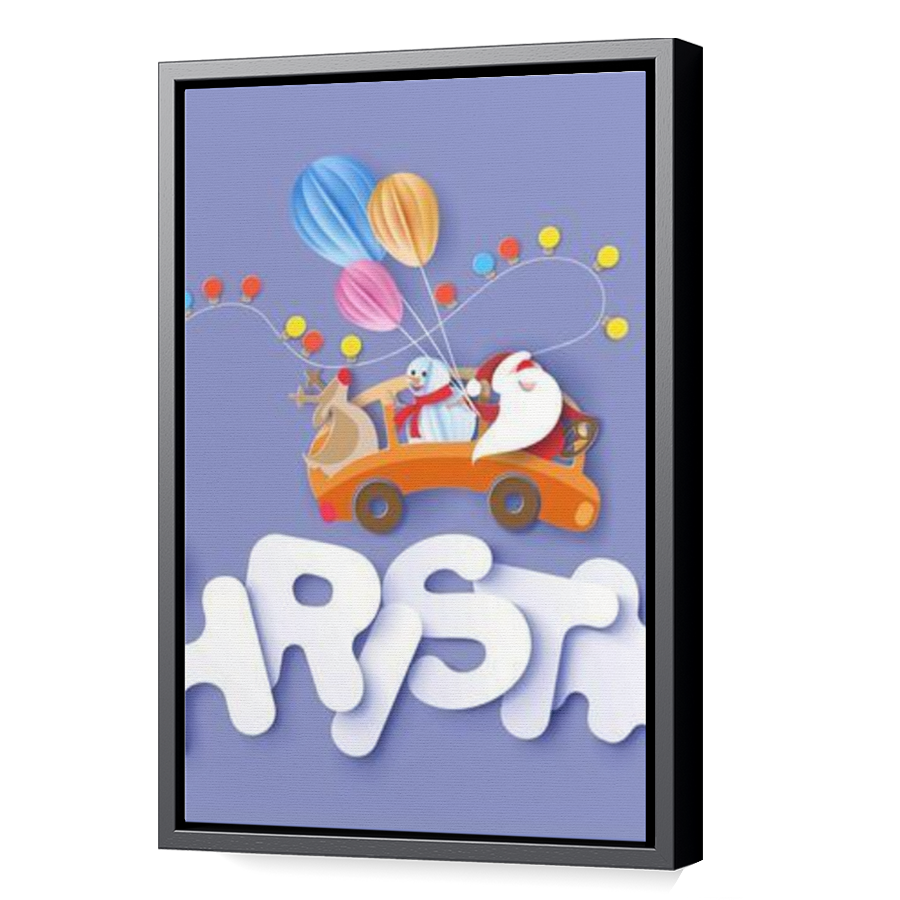 Thumbnail for Canvas - Black Floating Frame