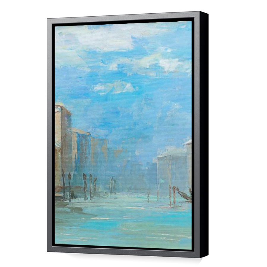 Thumbnail for Canvas - Black Floating Frame