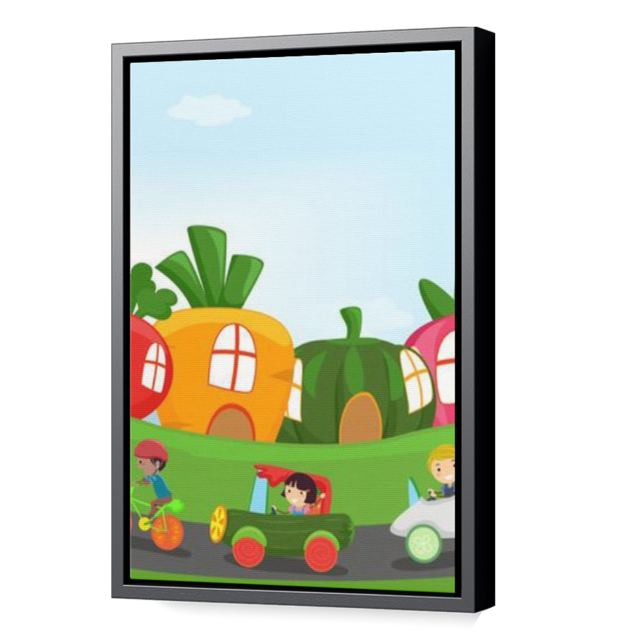 Thumbnail for Canvas - Black Floating Frame