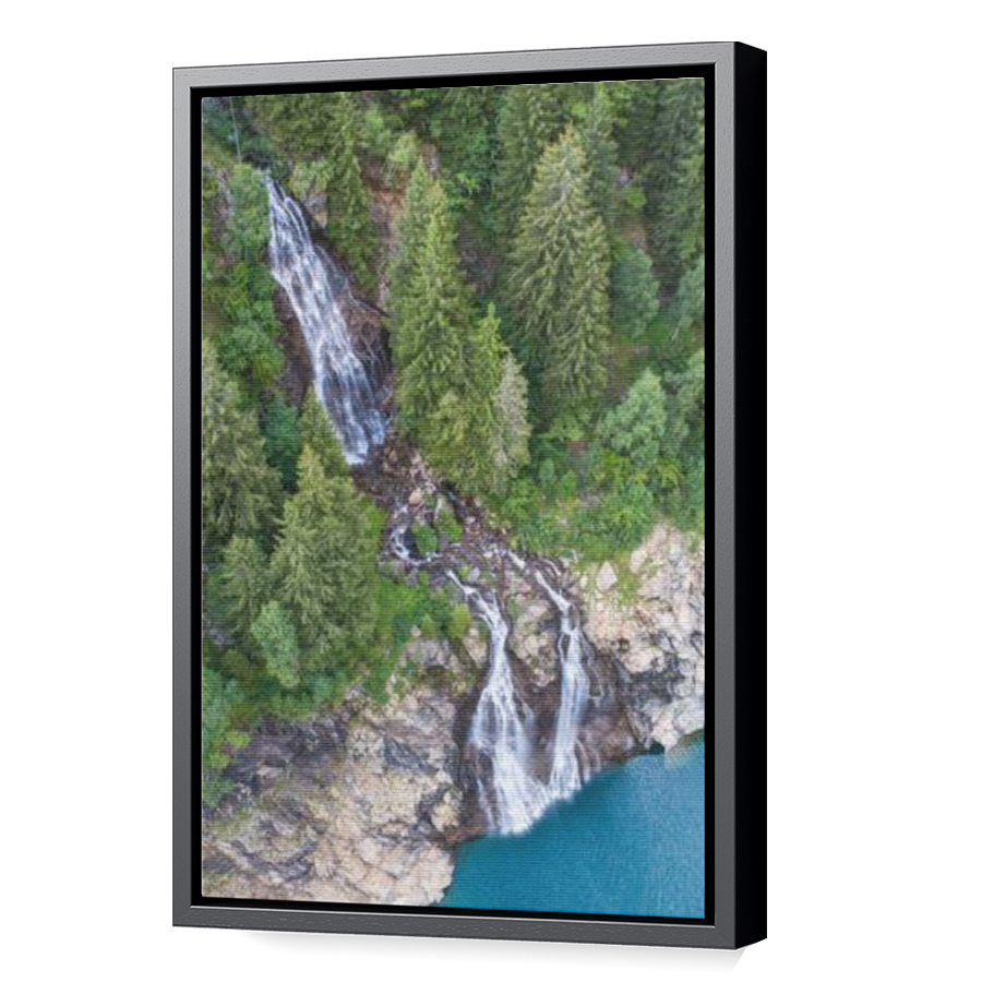 Thumbnail for Canvas - Black Floating Frame