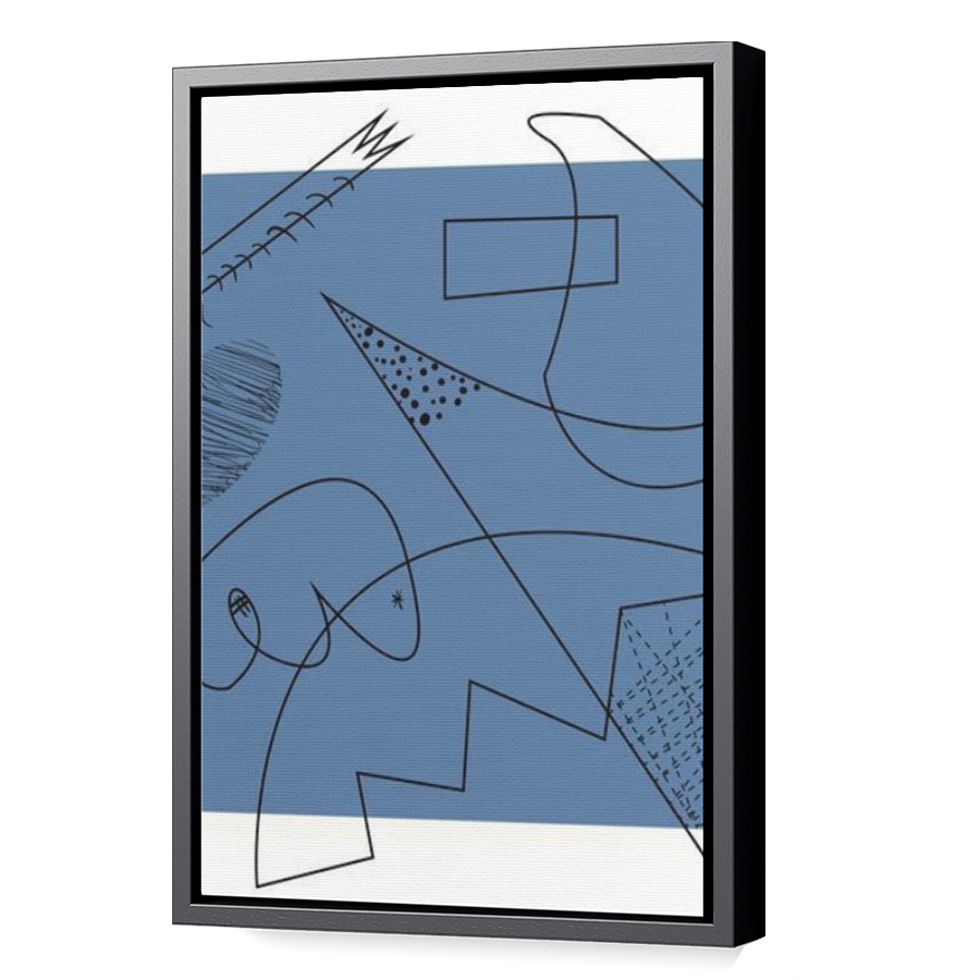 Thumbnail for Canvas - Black Floating Frame