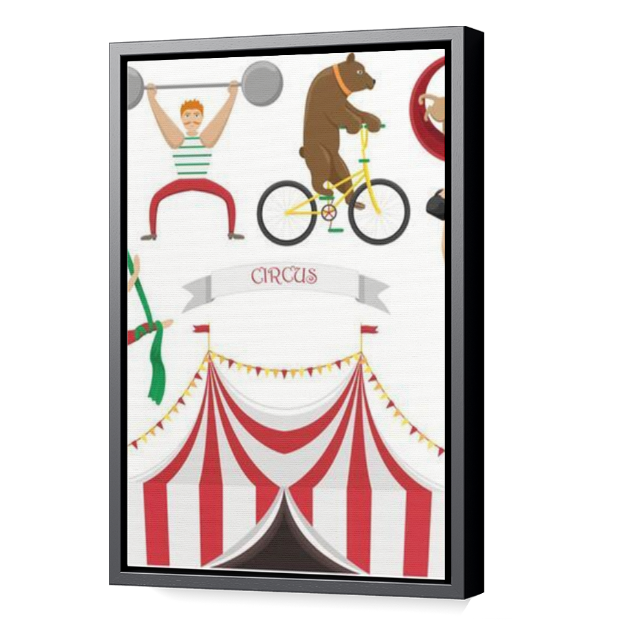Thumbnail for Canvas - Black Floating Frame