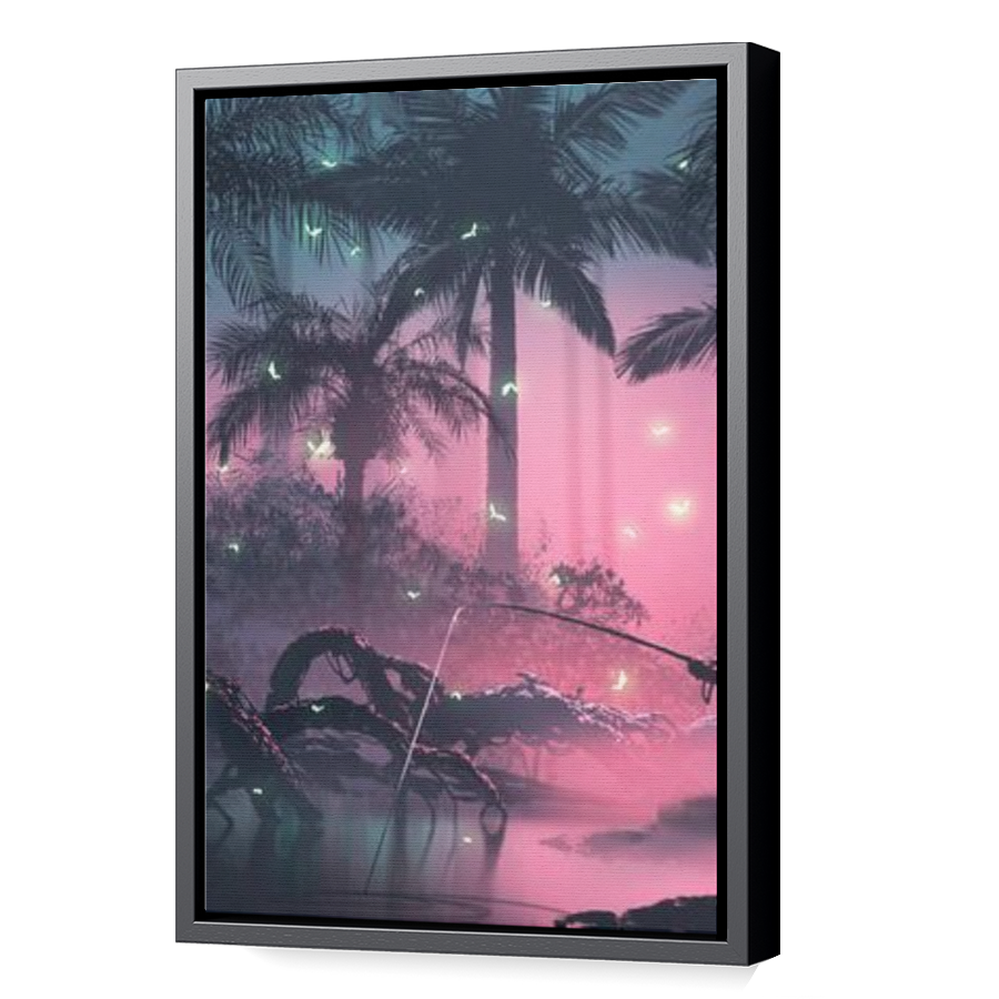 Thumbnail for Canvas - Black Floating Frame