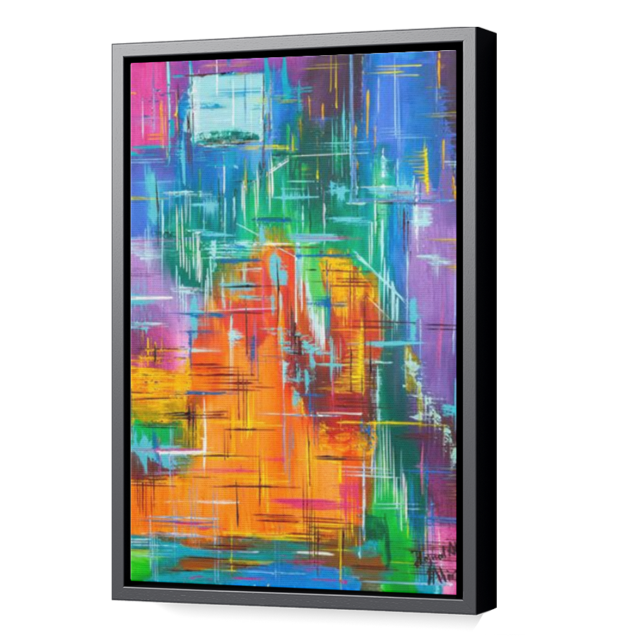 Thumbnail for Canvas - Black Floating Frame