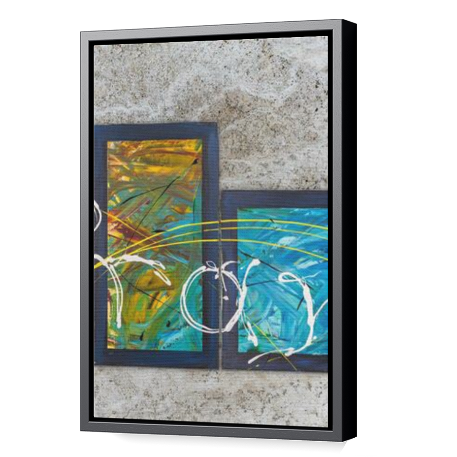 Thumbnail for Canvas - Black Floating Frame