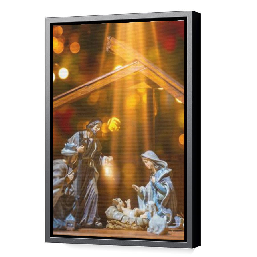 Thumbnail for Canvas - Black Floating Frame