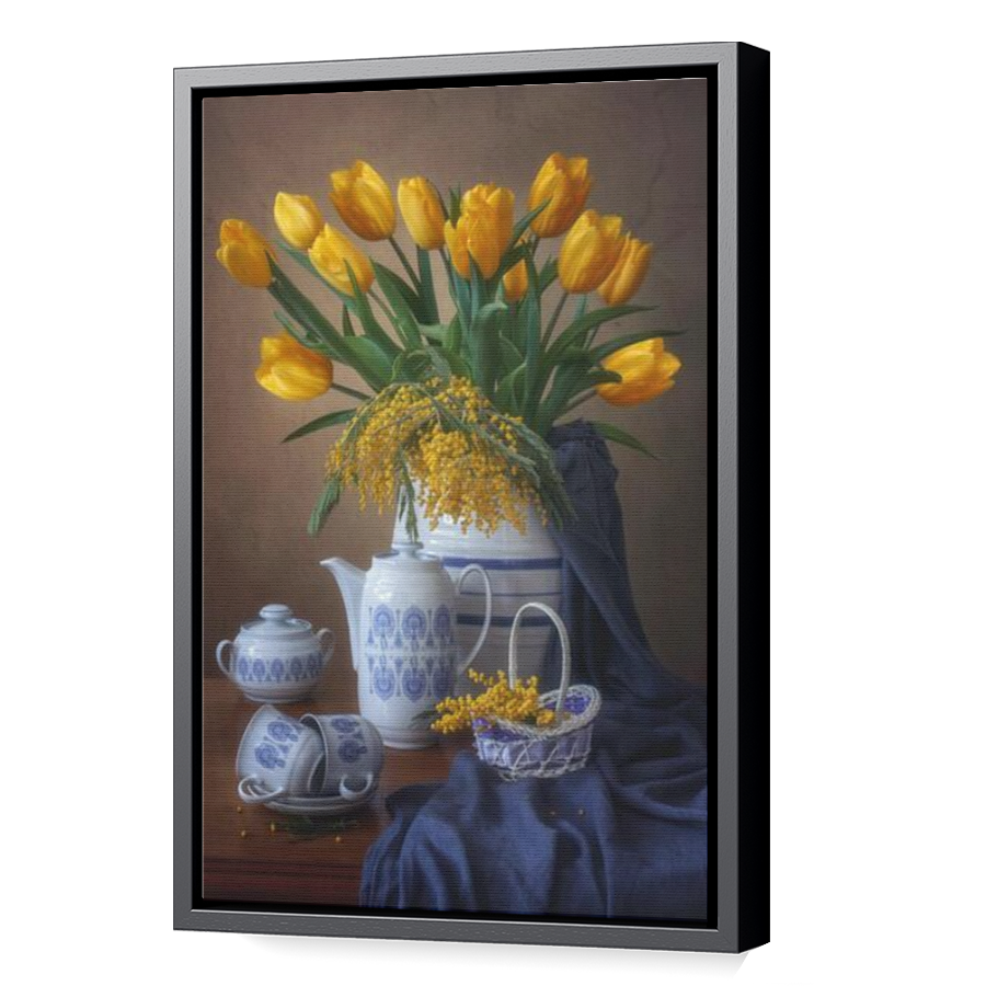 Thumbnail for Canvas - Black Floating Frame