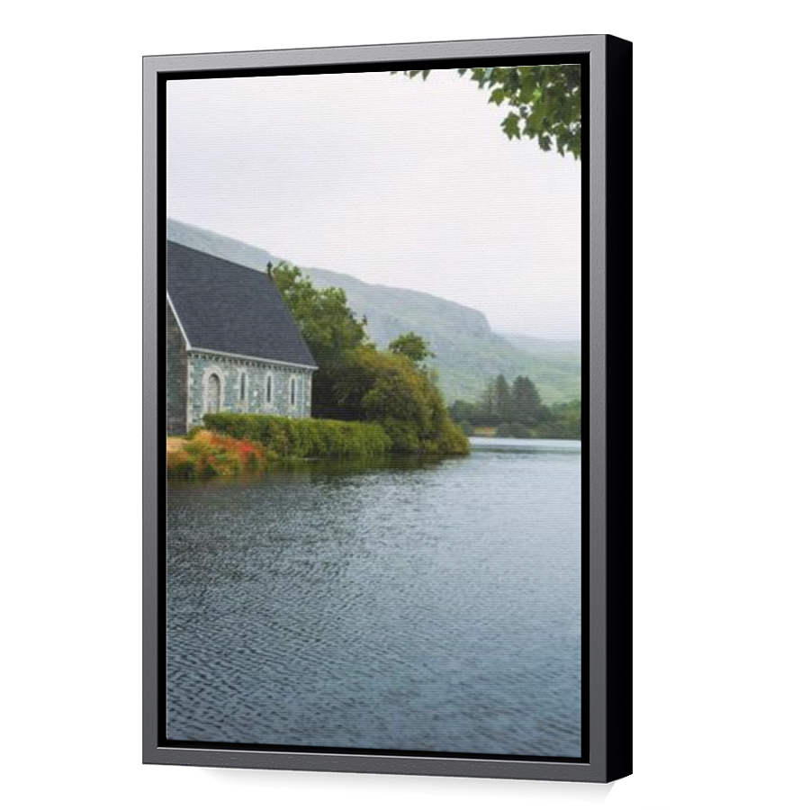 Thumbnail for Canvas - Black Floating Frame