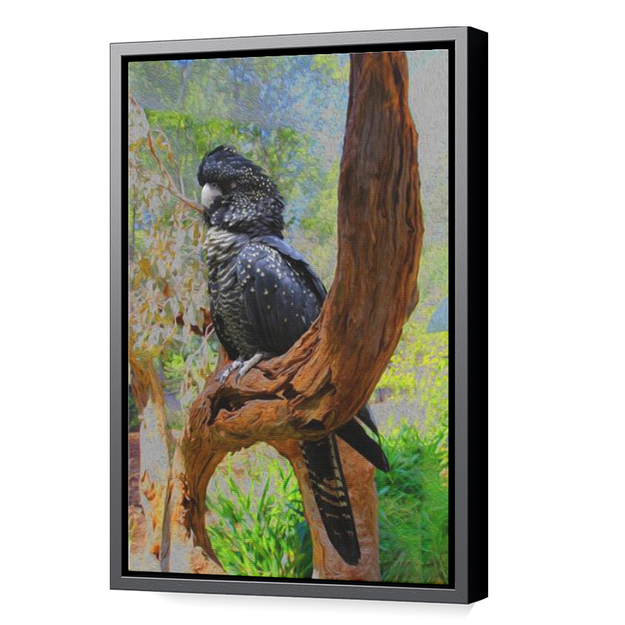Thumbnail for Canvas - Black Floating Frame