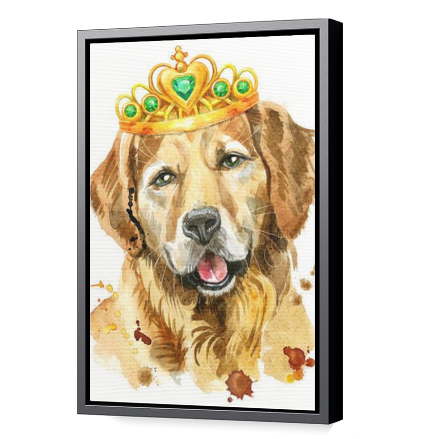 Thumbnail for Canvas - Black Floating Frame