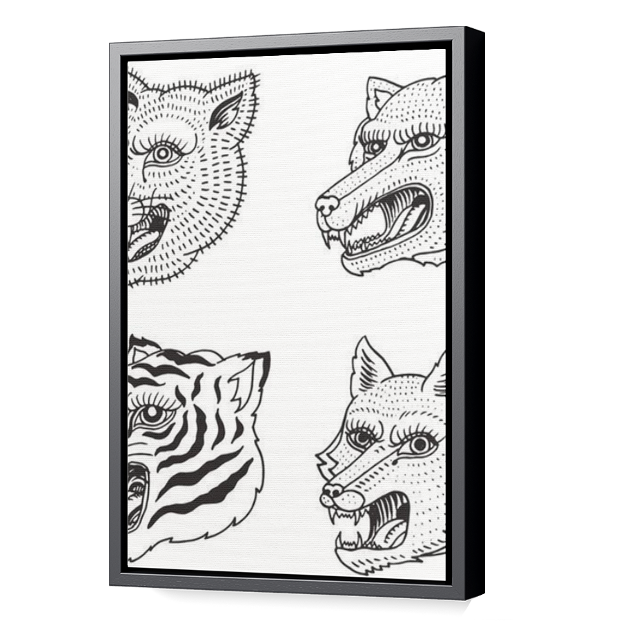 Thumbnail for Canvas - Black Floating Frame