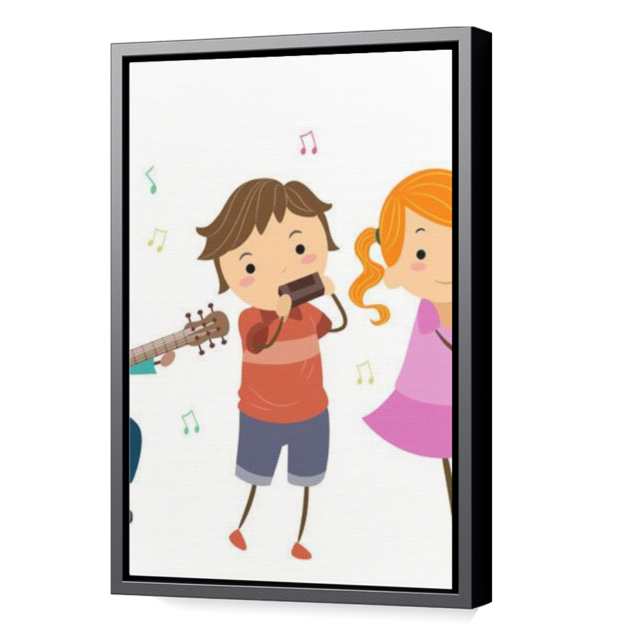 Thumbnail for Canvas - Black Floating Frame