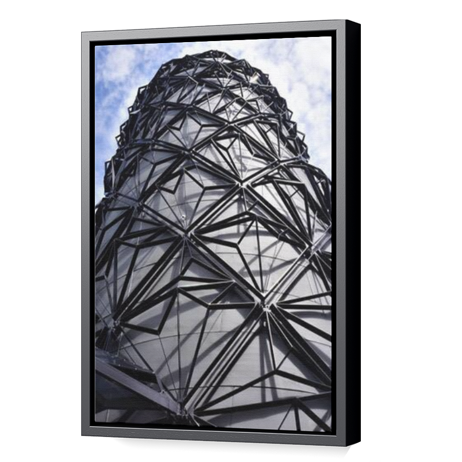 Thumbnail for Canvas - Black Floating Frame