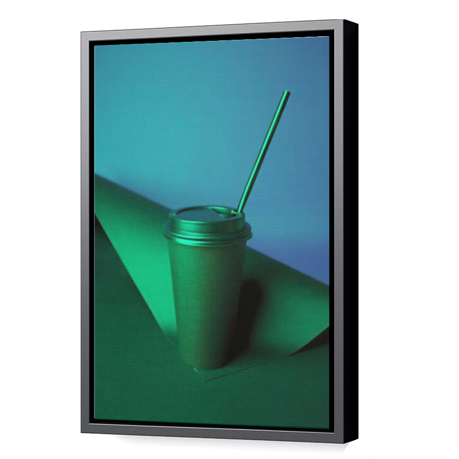 Thumbnail for Canvas - Black Floating Frame