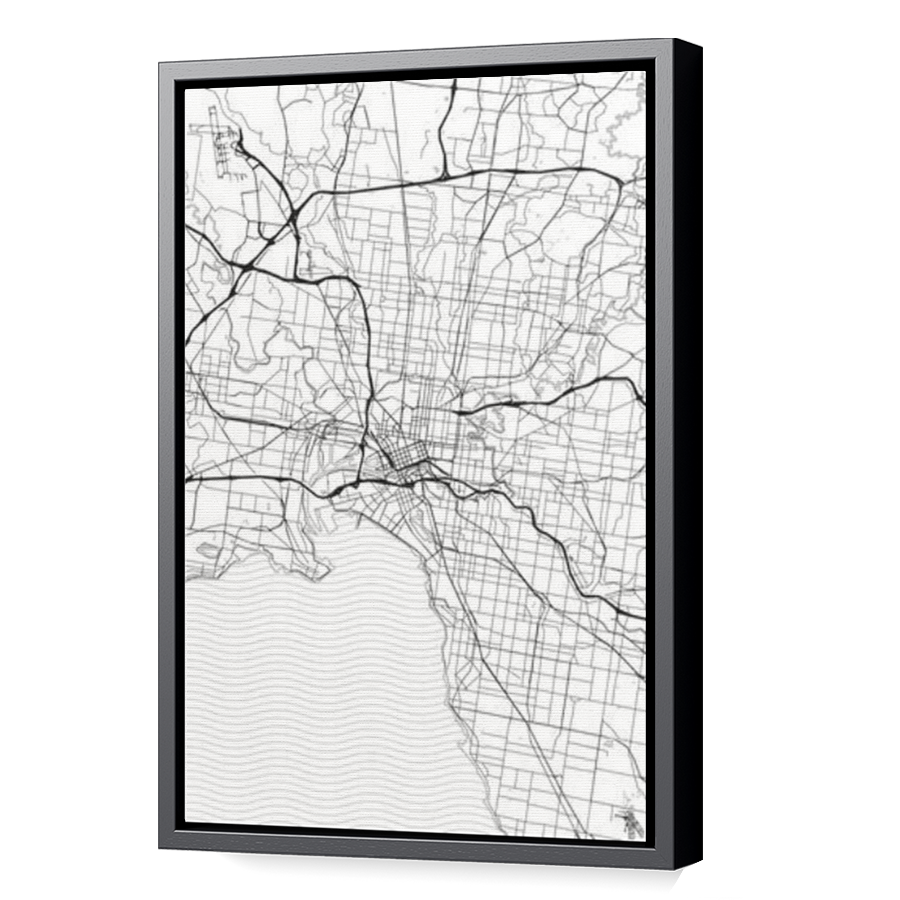 Thumbnail for Canvas - Black Floating Frame