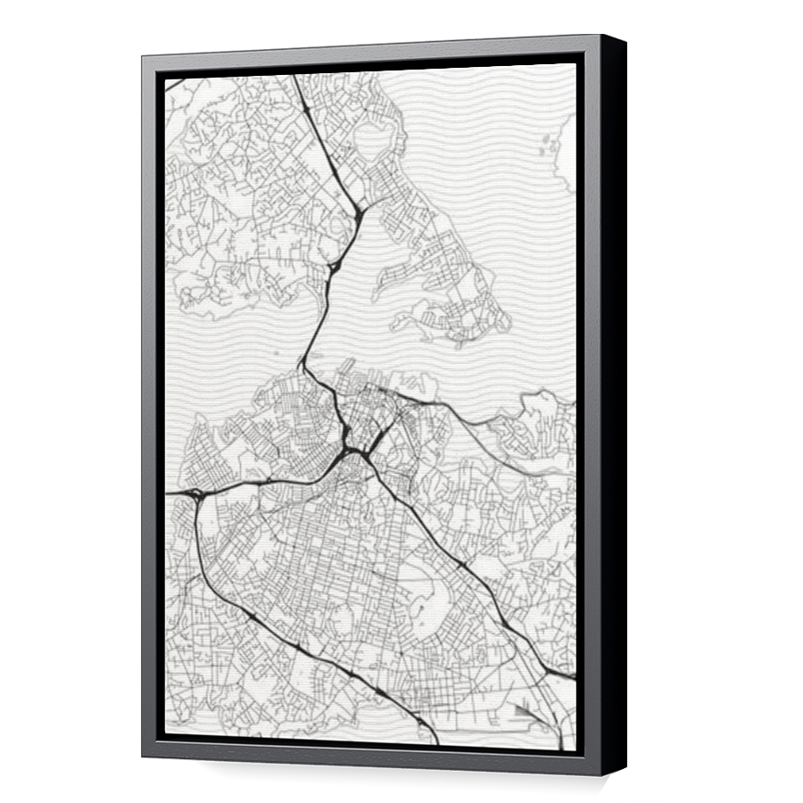 Thumbnail for Canvas - Black Floating Frame