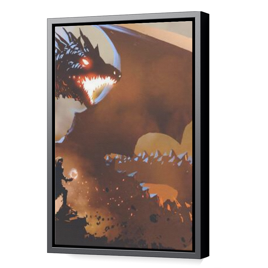 Thumbnail for Canvas - Black Floating Frame