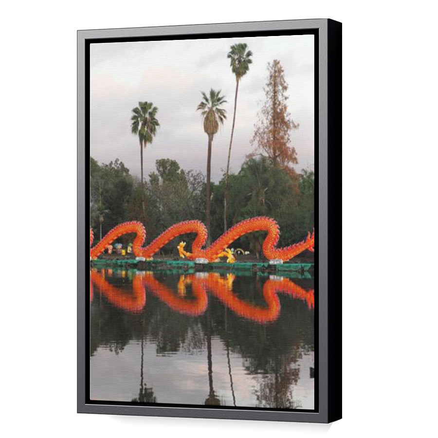 Thumbnail for Canvas - Black Floating Frame