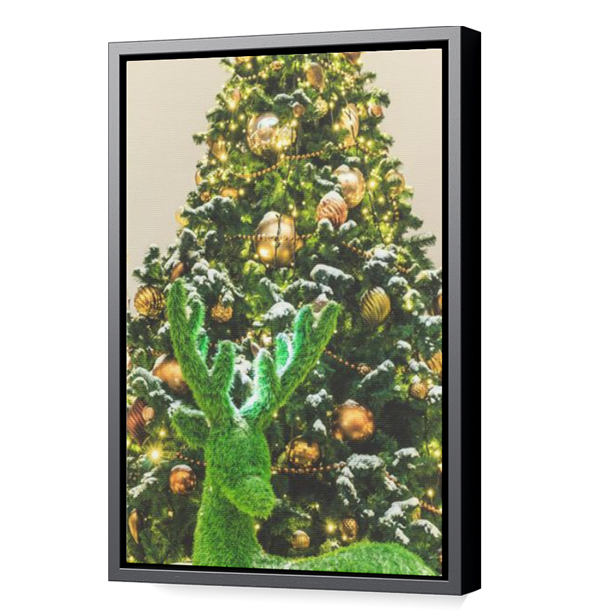 Thumbnail for Canvas - Black Floating Frame