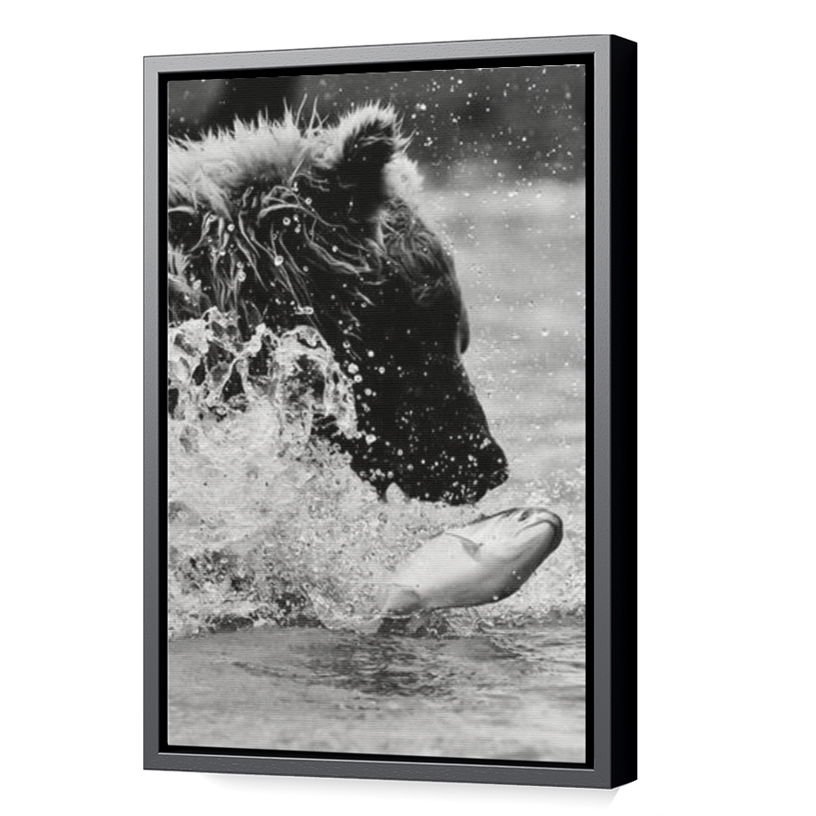 Thumbnail for Canvas - Black Floating Frame