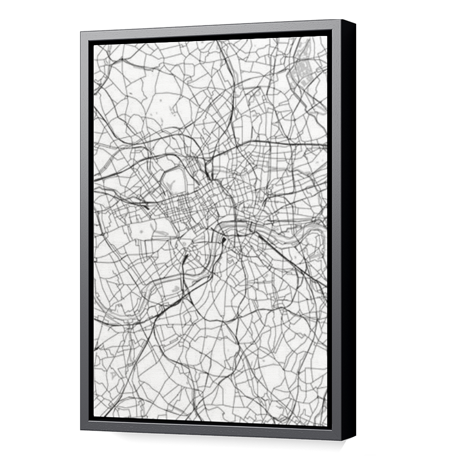 Thumbnail for Canvas - Black Floating Frame