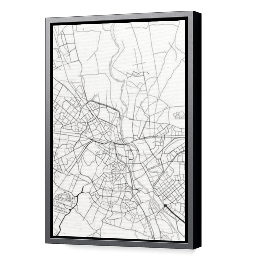 Thumbnail for Canvas - Black Floating Frame