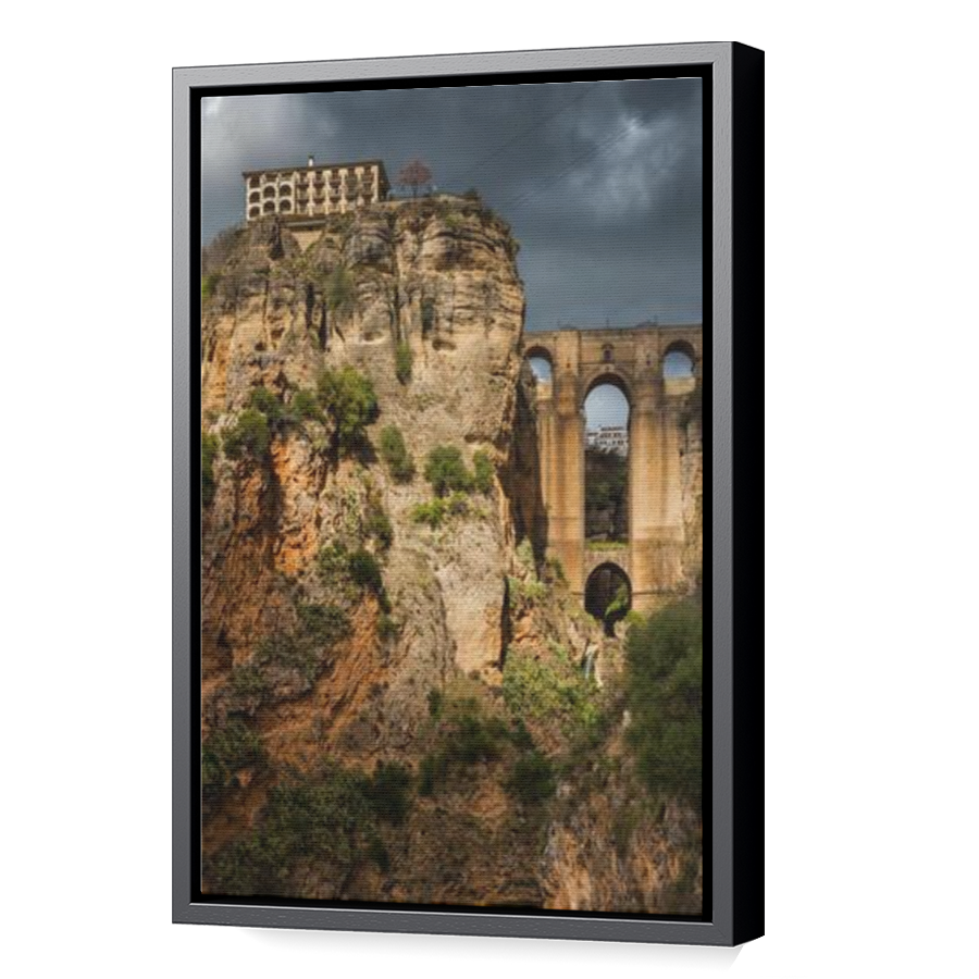 Thumbnail for Canvas - Black Floating Frame