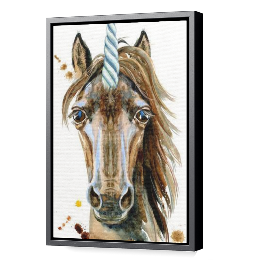 Thumbnail for Canvas - Black Floating Frame
