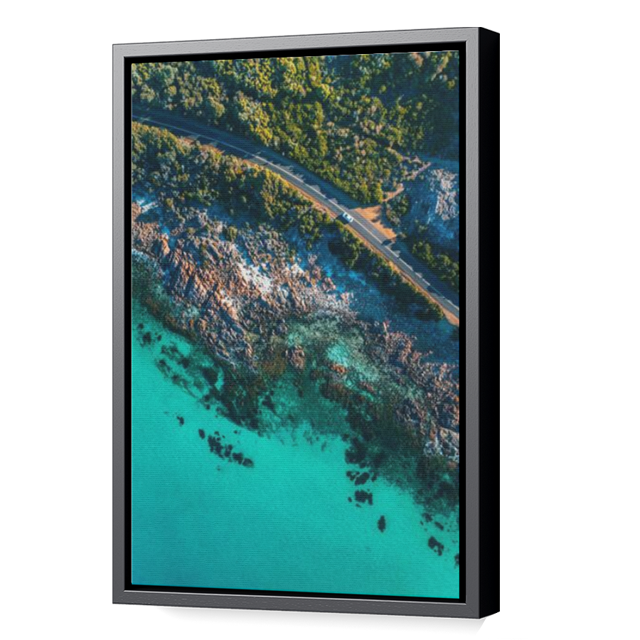 Thumbnail for Canvas - Black Floating Frame