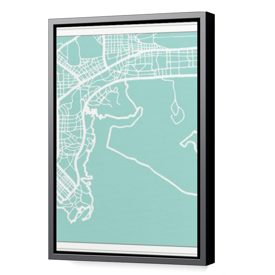 Thumbnail for Canvas - Black Floating Frame