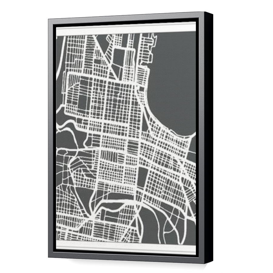 Thumbnail for Canvas - Black Floating Frame