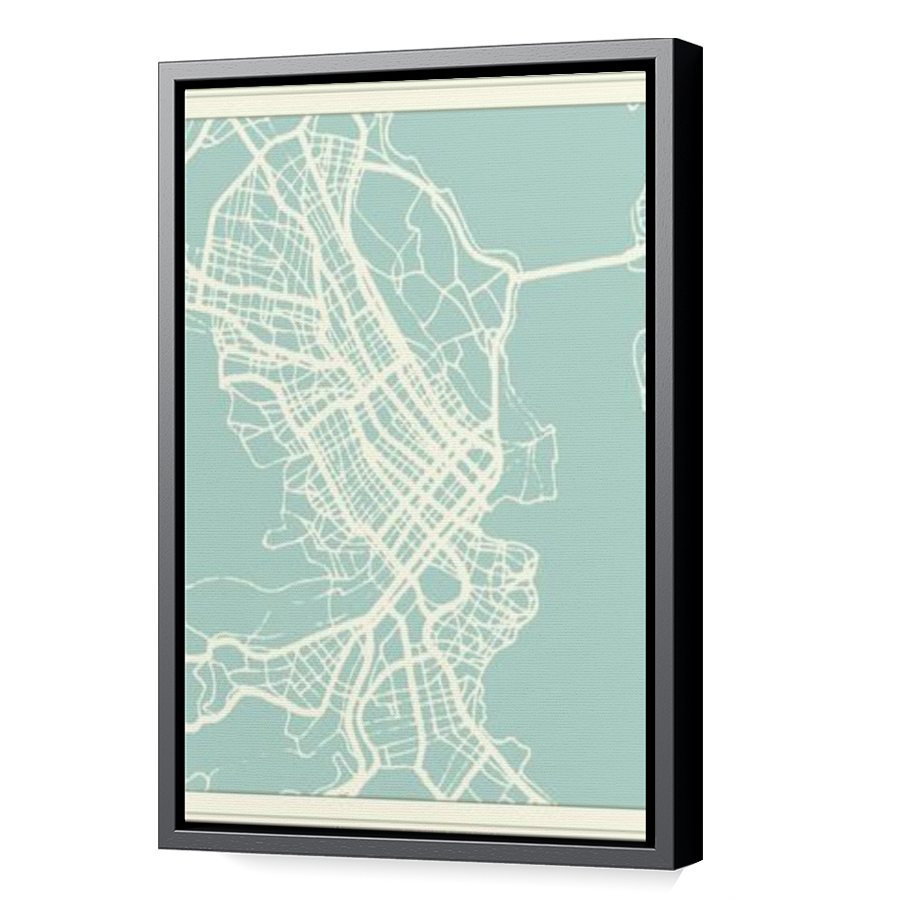 Thumbnail for Canvas - Black Floating Frame