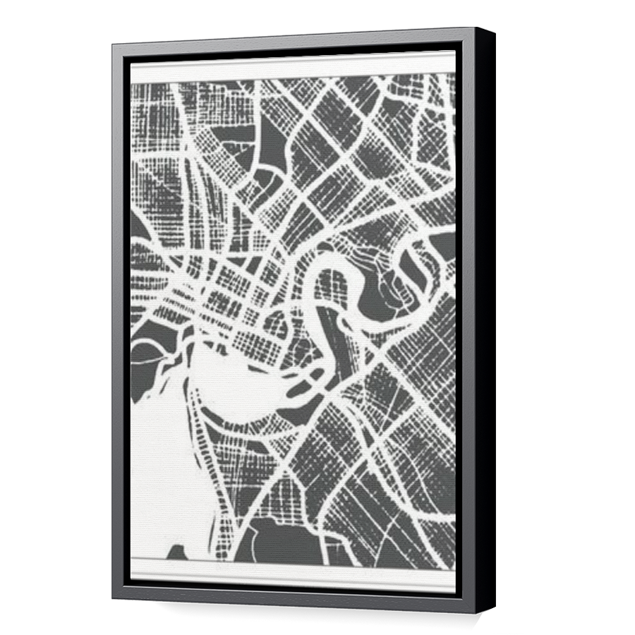 Thumbnail for Canvas - Black Floating Frame