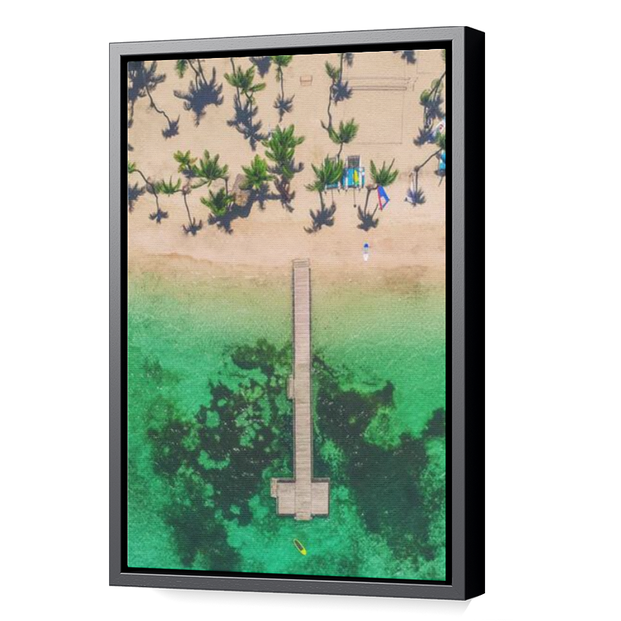 Thumbnail for Canvas - Black Floating Frame