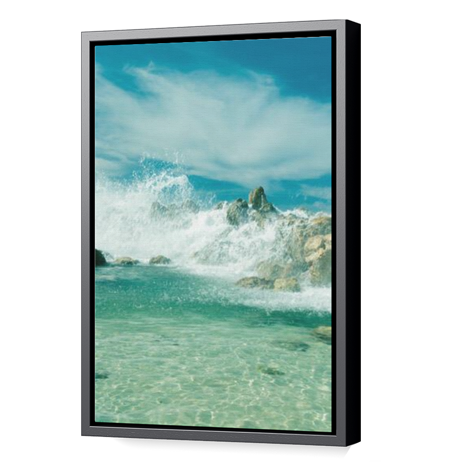 Thumbnail for Canvas - Black Floating Frame