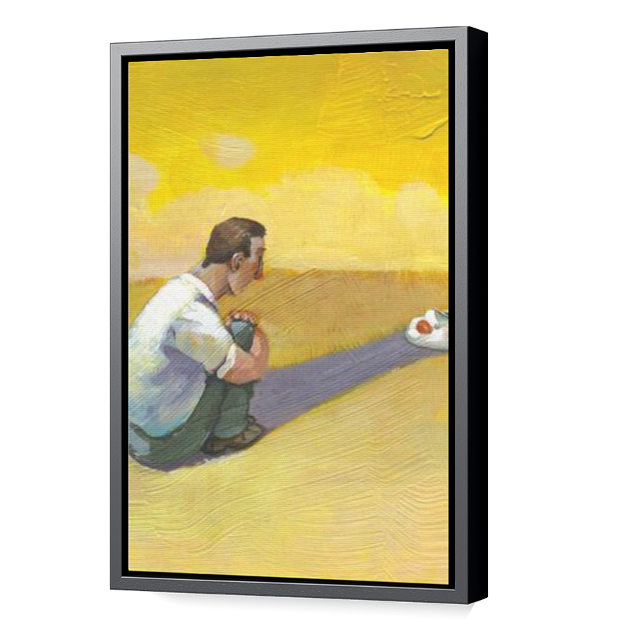 Thumbnail for Canvas - Black Floating Frame