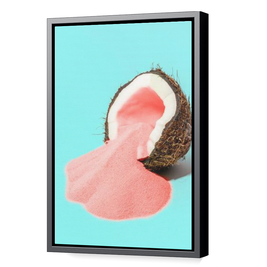 Thumbnail for Canvas - Black Floating Frame